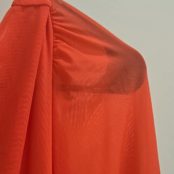 Fashion Nova Vibrant Orange Long Sleeve Dress - Picture 11 of 14